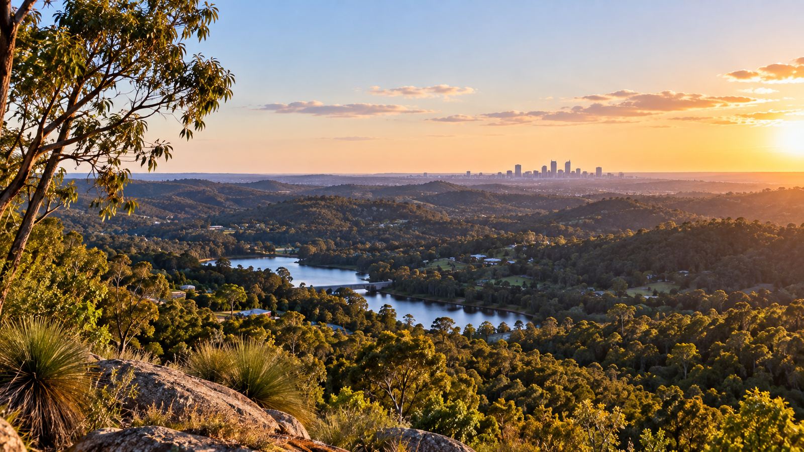 Perth Hills, Western Australia landscape