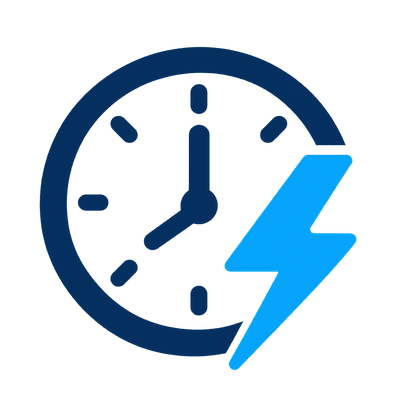 Same day computer repair service badge